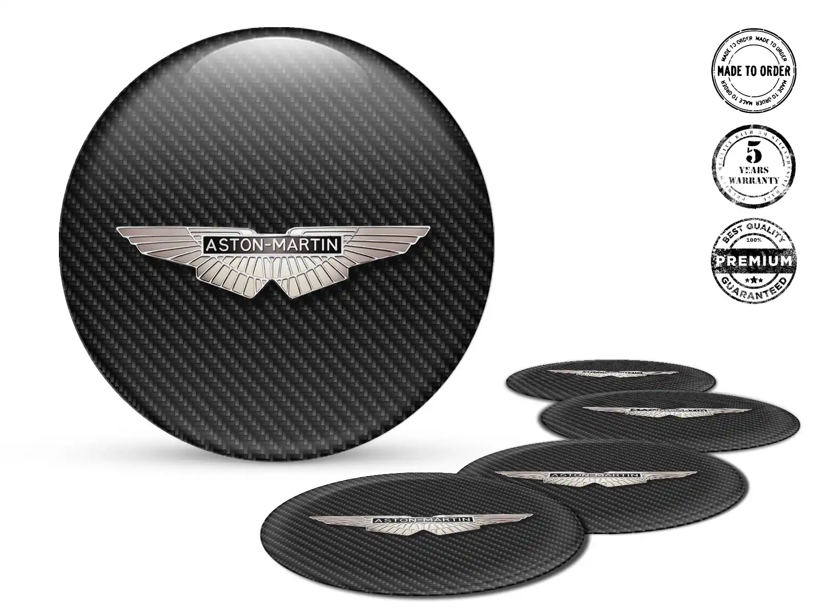 Aston Martin Adesivi Cupola Edizione Decalcomania Cerchio Custom